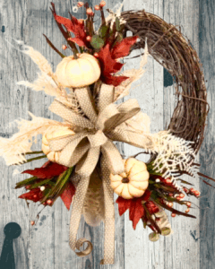 customizable fall wreath