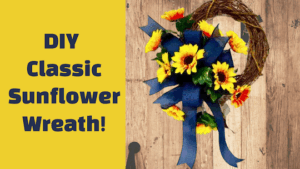 classic sunflower wreath