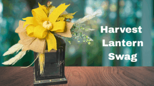 harvest lantern swag