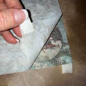 Separate Layers of Napkin