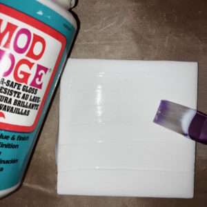 Coat Tile with Mod Podge