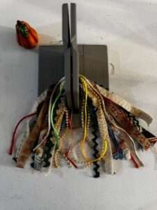 fall salt shaker tassel