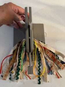 fall salt shaker tassel