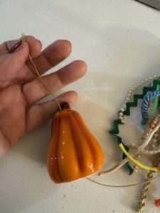 fall salt shaker tassel