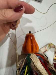 fall salt shaker tassel