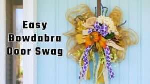 gorgeous autumn door swag