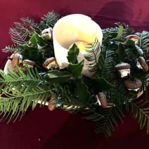 Jingle Bell Acorn Centerpiece