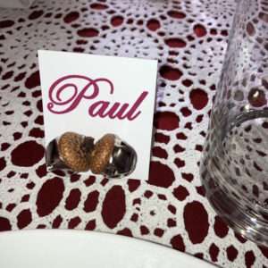 Jingle Bell Acorn Placecard