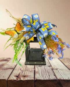 butterfly lantern swag