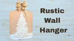 stunning rustic wall hanger