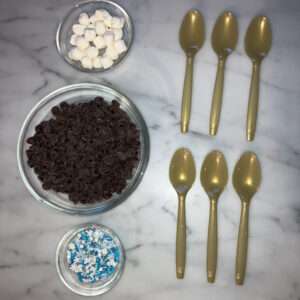 Supplies for Hot Cocoa Stir Sticks