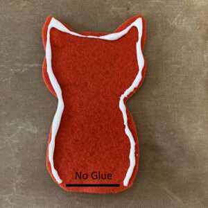 Glue Front and Back Body Pieces Together