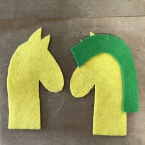 Glue Mane to Back Horse Body