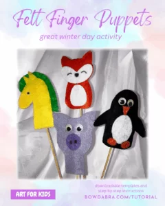 How to Make Adorable Felt Finger Puppets for a Fun Winter Day Activity