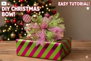 holiday gift bow