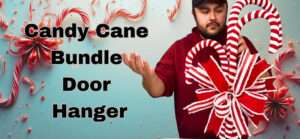 Candy Cane Door Hanger