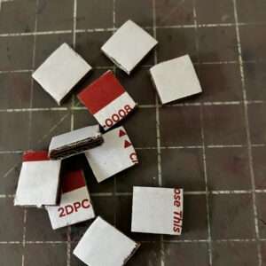 Cardboard Spacers in Place of Pop-dots