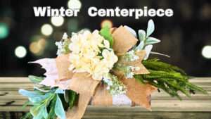 winter centerpiece