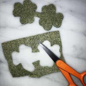 Cut Out Shamrock Shapes