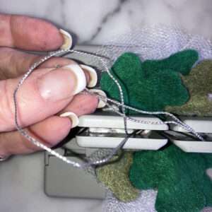 Pass Bow Wire Ends through Loop