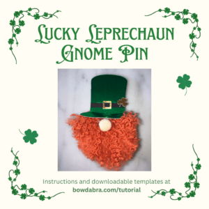 Lucky Leprechaun Gnome Pin (Instagram)