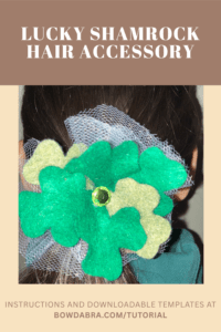 Lucky Shamrock Hair Accessory