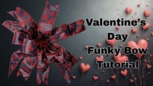 easy Valentine's Day bow