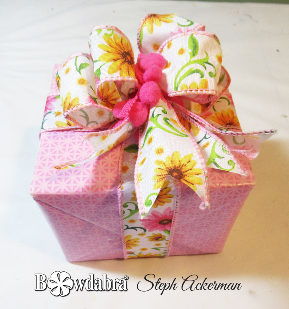 elegant gift wrap bow