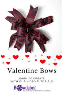 easy Valentine's Day bow
