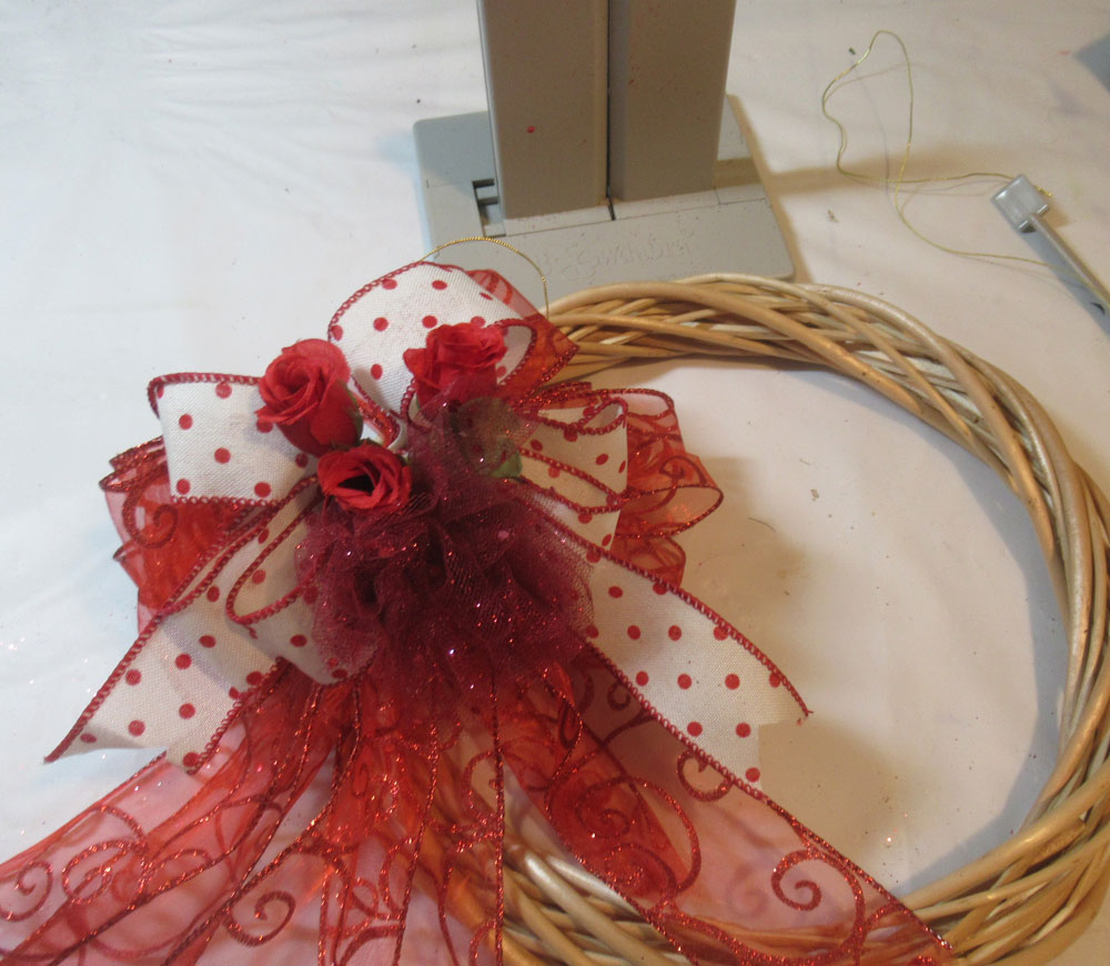 Happy Valentine's Day wreath