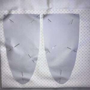 Pin Pattern Pieces to Fabric