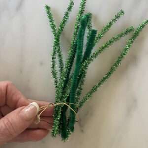 Make Bundle of Pipe Cleaners and Secure with Bow Wire