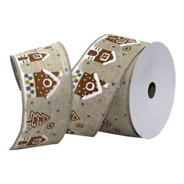 2-1/2" GINGERBREAD HOUSE 10YD Natural
