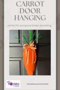 Carrot Door Hanger (Pinterest)
