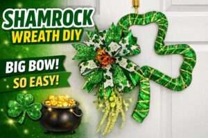 gorgeous shamrock wreath