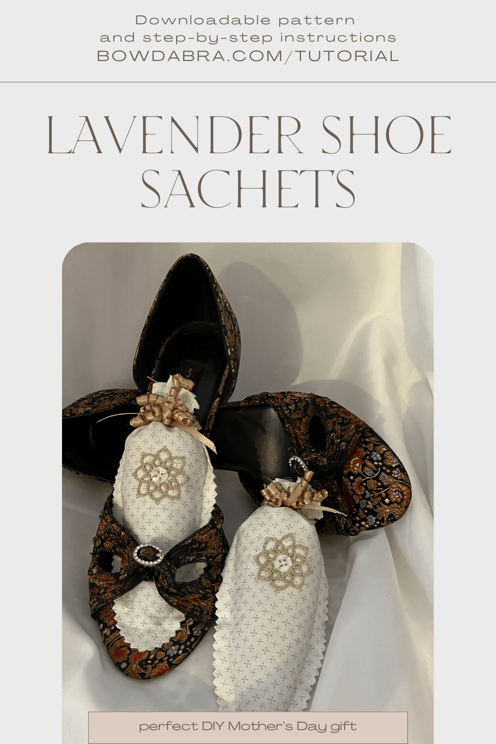 Lavender Shoe Sachets (Pinterest)