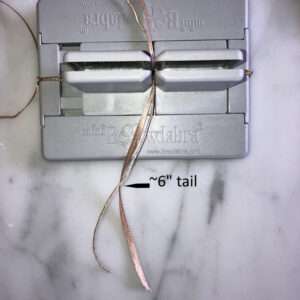 Leave 6 in Tail at Start of Bow
