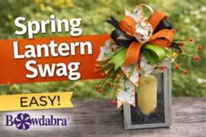 three-layer lantern swag