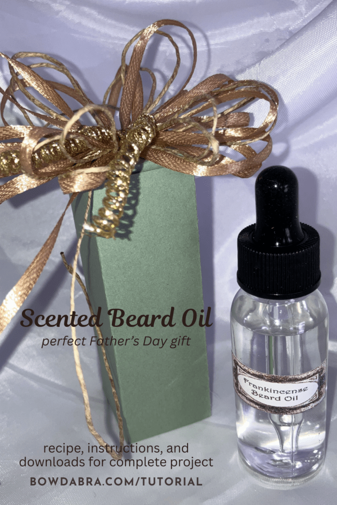 Scented Beard Oil (Pinterest)