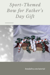 Sport-Themed Bow for Father’s Day Gift