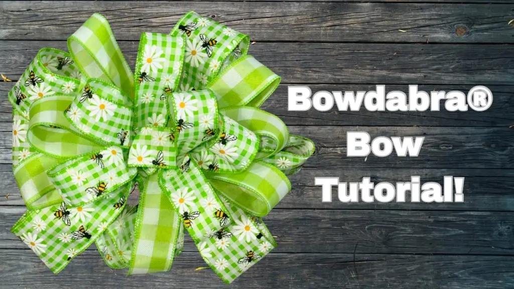Video tutorial – You need to make this big beautiful bow