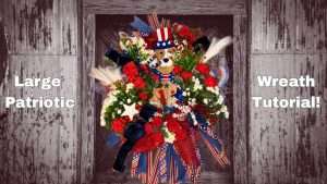 large patritoic wreath