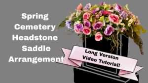 headstone saddle arrangement