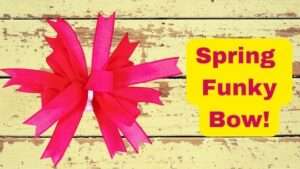 spring funky bow