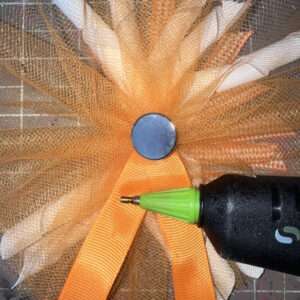 Glue Magnet to Back of Bow