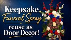 keepsake funeral spray