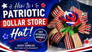 patriotic dollar store hat