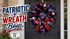superpatriotic wreath bow