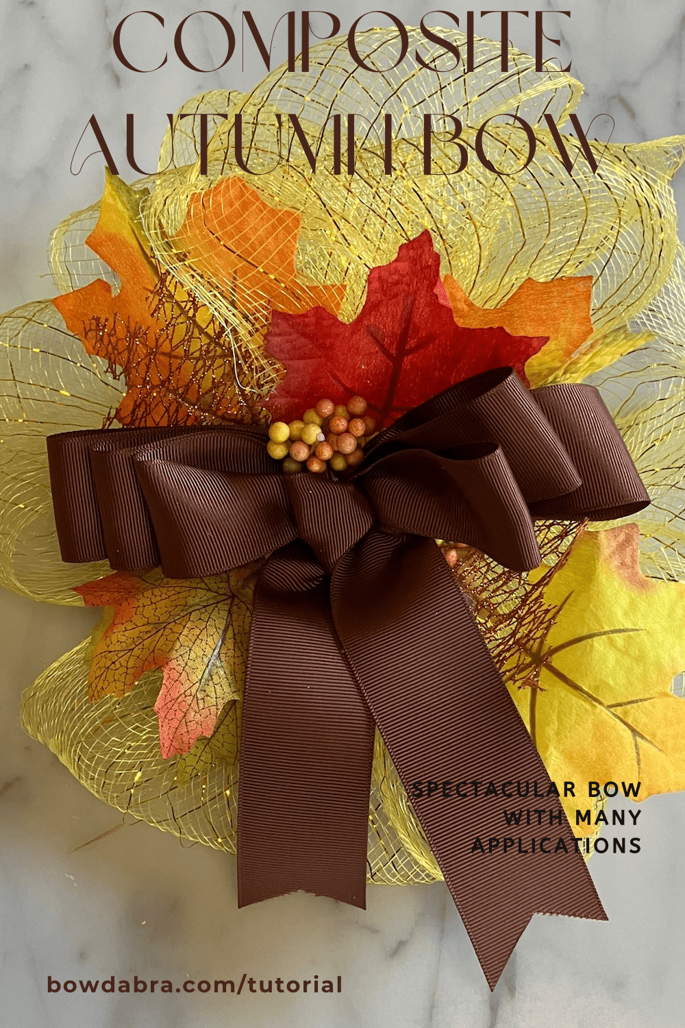 Composite Autumn Bow (Pinterest)