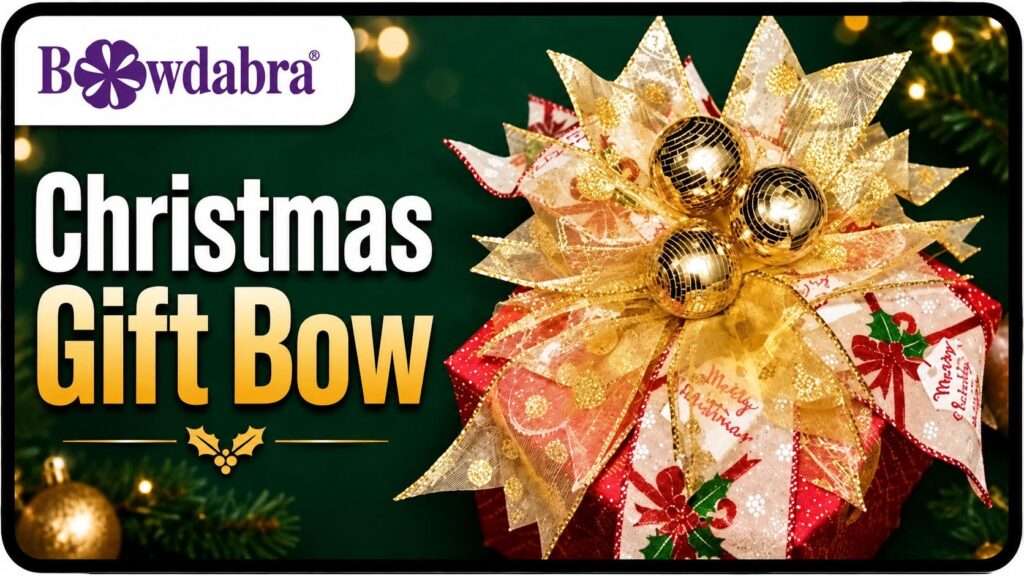 Christmas in July – How to make the perfect gift bow